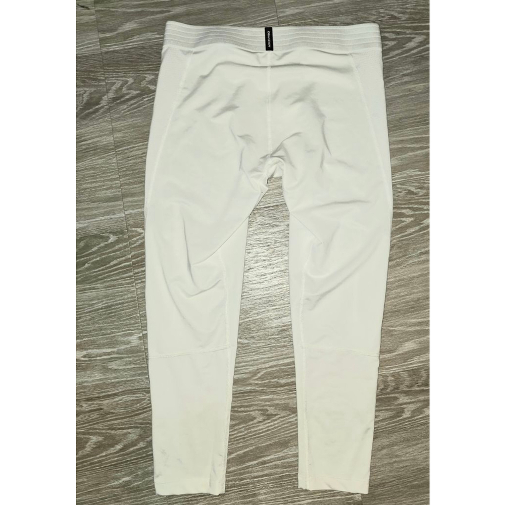 Men's Nike Pro White Compression Pants L NWOT Dry Fit Tight Fit - Picture 2 of 6